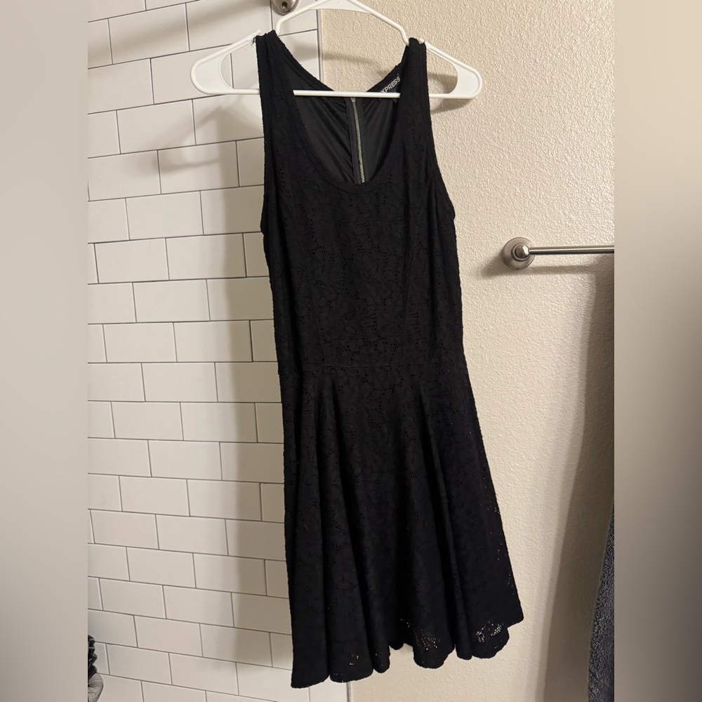 EXPRESS Black Lace Dress